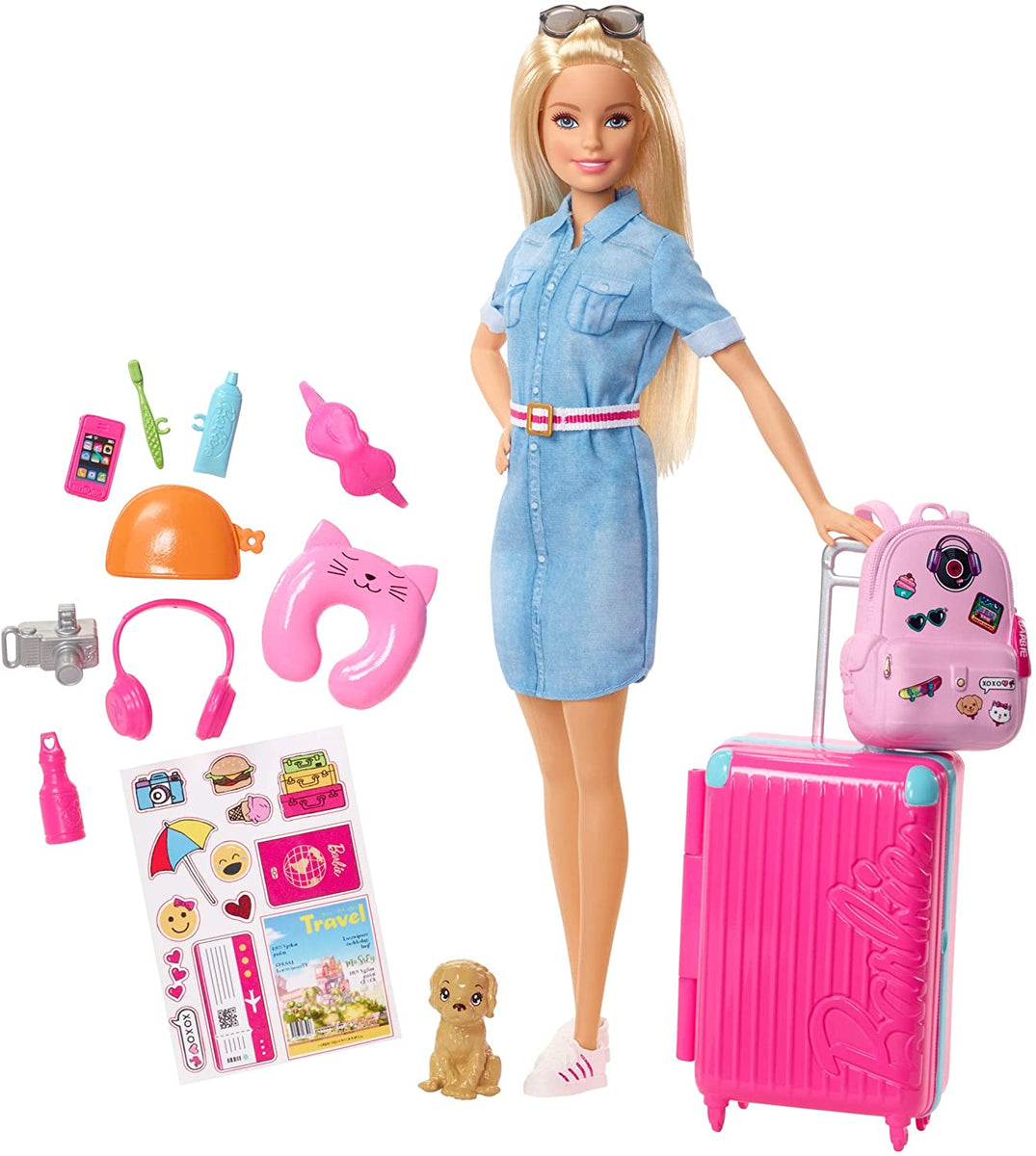 Barbie Barbie Travel Set with Puppy HJY18 • Price »