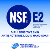 Dial Professional Liquid Dial Antimicrobial Soap For Sensitive Skin Decorative Pump 7.5 Oz, 6 Pack