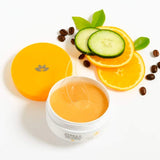 DERMA E Vitamin C Bright Eyes Hydro Gel Patches Instantly Transform Dark Circles, Puffy, Dry, Eyes into Well-Rested 4-Packs