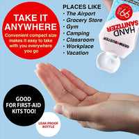 Effective Liquid Hand Sanitizer for Daily Protection| Fragrance Free&nbsp; Hand Sanitizer Travel Size - Hand Sanitizer Liquid Ideal for Home, School & Office | 1.68 OZ Per Pack, Pack of 2