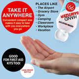 Effective Liquid Hand Sanitizer for Daily Protection| Fragrance Free&nbsp; Hand Sanitizer Travel Size - Hand Sanitizer Liquid Ideal for Home, School & Office | 1.68 OZ Per Pack, Pack of 2