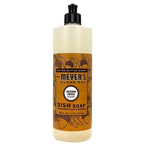 Mrs Meyer's, Dish Soap Acorn Spice, 16 Fl Oz