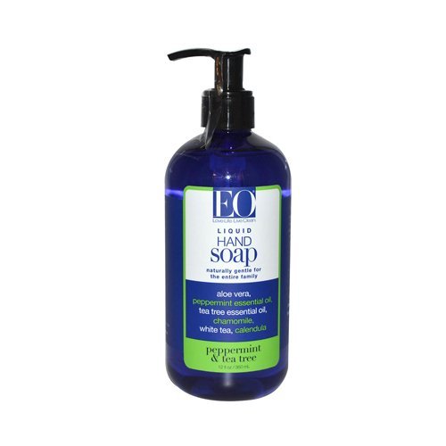 EO PRODUCTS HAND SOAP,PPRMNT&TEA TREE, 12 FZ