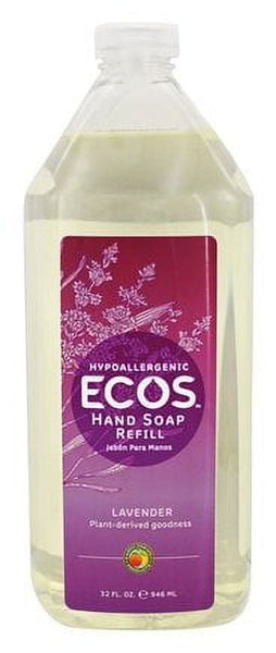 ECOS Hand Soap Refill Organic Lavender - 32 fl. oz. by Earth Friendly (pack of 3)