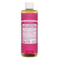 CASTILE SOAP ROSE 16OZ