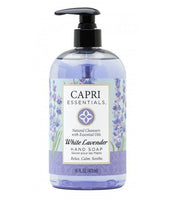 Capri Essentials Natural Hand Soap with Essential Oils – White Lavender, 6-Packs