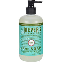 Mrs. Meyer's Liquid Hand Soap - Basil - Case of 6 - 12.5 oz