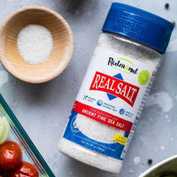 Redmond Real Sea Salt - Natural Unrefined Gluten Free Fine, 10 Ounce Shaker (2 Packs)