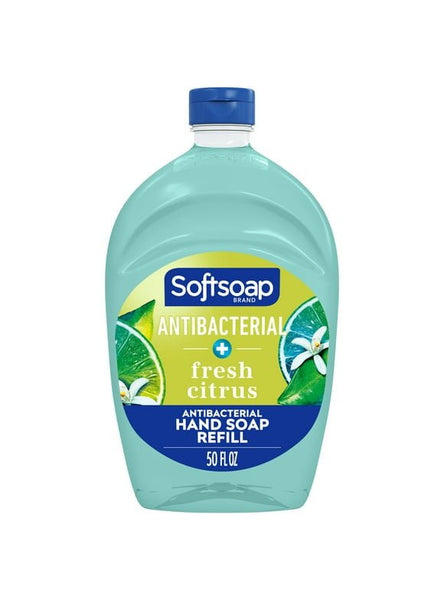 Antibacterial Liquid Hand Soap Refills, Fresh, Green, 50 Oz | Bundle of 10 Each