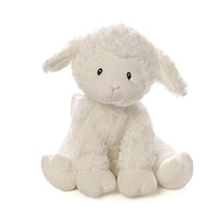 Baby GUND Lena Lamb Brahms' Lullaby Musical Stuffed Animal Plush, White, 10"