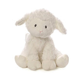 Baby GUND Lena Lamb Brahms' Lullaby Musical Stuffed Animal Plush, White, 10"