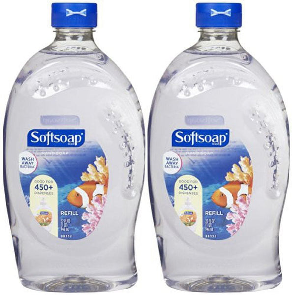Softsoap Liquid Hand Soap Refill, Aquarium Series - 32 fluid ounces (2 Pack)
