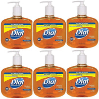 Effective Liquid Hand Soap Suitable for All Skin Types Original Gold Liquid Soap Clinically Proven | Refillable Soap Bottle with Pump, 16 Fl OZ Per Pack, Pack of 6
