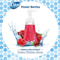 Dial 03016 Antibacterial Foaming Hand Wash, Power Berries, 7.5 oz Pump Bottle 3-Packs