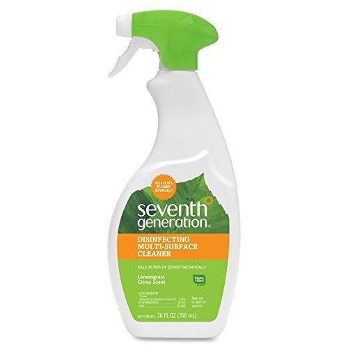 Seventh Generation 22810CT Botanical Disinfecting Multi-Surface Cleaner 26 oz Spray Bottle 8/Carton