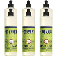 Effective Moisturizing Dishwashing Liquid Dish Soap for Powerwash, Tough on Stain but Gentle on Skin, Cruelty Free Formula, Lemon Verbena Scent, 16 FL OZ Bottle, 6 Bottles