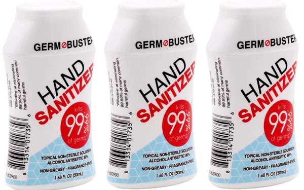 Effective Liquid Hand Sanitizer for Daily Protection| Fragrance Free&nbsp; Hand Sanitizer Travel Size - Hand Sanitizer Liquid Ideal for Home, School & Office | 1.68 OZ Per Pack, Pack of 3