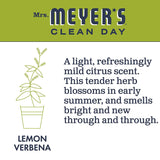 Effective Moisturizing Dishwashing Liquid Dish Soap for Powerwash, Tough on Stain but Gentle on Skin, Cruelty Free Formula, Lemon Verbena Scent, 16 FL OZ Bottle, 4 Bottles