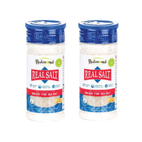 Redmond Real Sea Salt - Natural Unrefined Gluten Free Fine, 10 Ounce Shaker (2 Packs)