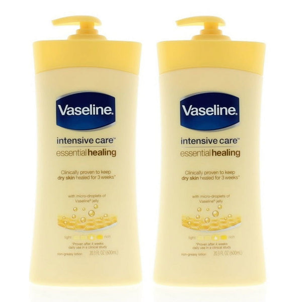 Vaseline Intensive Care Essential Healing Lotion 20.3oz (2-PACK)