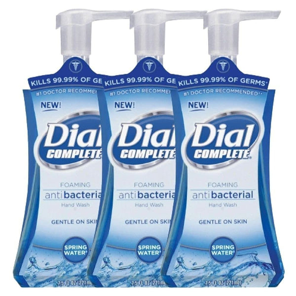 Luxurious Foaming Hand Soap for Daily Hand Wash Spring Water Scented Foaming Soap in Refillable Foam Soap Pump Bottle| Tough & Gentle Hand Soap Foam - 7.5 FL OZ Per Pack, Pack of 3