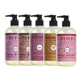 Effective Liquid Hand Soap for Daily Use Natural Hand Soap Essential Oils for Cruelty Free, 1 Bottle Peony, 1 Bottle Rosemary, 1 Bottle Mum, 1 Bottle Apple Cider, 1 Bottle Peppermint, 12.5 OZ each