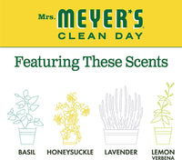 Mrs. Meyer's Clean Day Liquid Hand Soap Bottle, Honeysuckle Scent, 12.5 Fl Oz (Pack of 3)