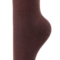 Lovely Annie Women's 3 Pairs Incredible Durable Super Soft Unique Over Knee High Thigh High Cotton Socks Size 6-9 A1022(Dark Grey, Coffee, Navy)