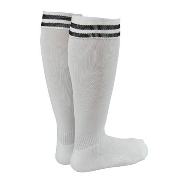 Lovely Annie Women's 1 Pair Knee High Sports Socks for Baseball/Soccer/Lacrosse 002 L White