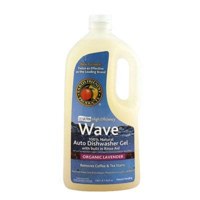 Hypoallergenic Fragrance Free Wave, Dish Detergent, 40 Oz per Bottle, Pack of 4