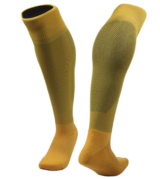 Men's 1 Pair Fantastic Knee High Sports Socks. Cozy, Comfortable, Durable and Health Supporting Size XL005 M(Yellow)