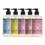 Effective Liquid Hand Soap for Daily Use Natural Hand Soap Essential Oils for Cruelty Free, 1 Bottle Rain Water, 1 Bottle Honey Suckle, 1 Bottle Peony, 1 Bottle Rosemary, 1 Bottle Peppermint, 12.5 OZ each