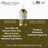 Organic Olive Oil Hand Soap - Made with Natural Luxurious Oils. Vegan & Gluten Free