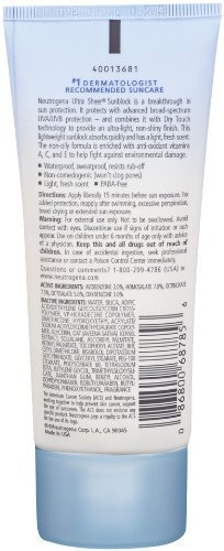 Neutrogena Ultra Sheer Dry-touch Sunscreen, SPF 30, 3 Ounces