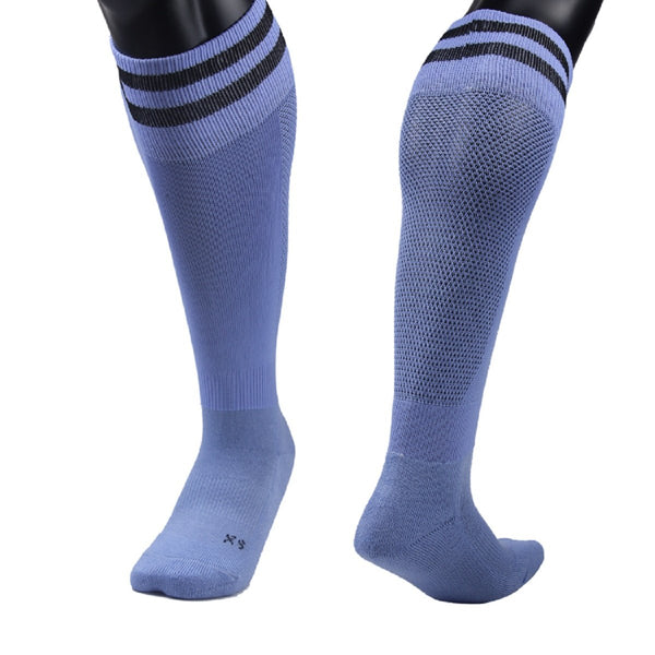 Lovely Annie Unisex Children 1 Pair Knee High Sports Socks for Baseball/Soccer/Lacrosse XS(Light Blue)