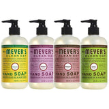 Effective Liquid Hand Soap for Daily Use Natural Hand Soap Essential Oils for Cruelty Free, 1 Bottle Honey Suckle, 1 Bottle Peony, 1 Bottle Rain Water, 1 Bottle Apple Cider, 12.5 OZ each