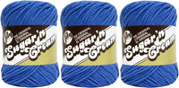 Bulk Buy: Lily Sugar 'n Cream Solids 100% Cotton Yarn (3-Pack)