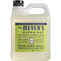 Liquid Hand Soap Refill, 1 Pack Lemon Verbena, 1 Pack Basil, 1 Pack Geranium, 33 OZ each include 1, 12.75 OZ Bottle of Hand Soap Meyer Lemon