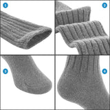 Lovely Annie 2 Pairs Thick & Warm Children's Wool Socks for Kids Perfect as Winter Snow Sock and All Seasons Size 6M-2Y Boy Random Color