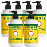 Hand Lotion for Dry Hands, Non-Greasy Made with Essential Oils, Cruelty Free Formula, Honeysuckle Scent, 12 FL OZ Per Bottle, 6 Bottles