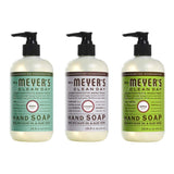 Effective Liquid Hand Soap for Daily Use Natural Hand Soap Essential Oils for Cruelty Free Eco Friendly Product, 1 Bottle Basil, 1 Bottle Lavender, 1 Bottle Apple Cider, 12.5 OZ each