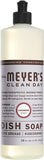 Mrs. Meyers Clean Day Liquid Dish Soap, 1 Pack Basil, 1 Pack Lavender, 16 OZ each