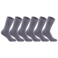 3 Pairs of The Most Gorgeous Women's Wool Crew Socks. Soft, Strong, Super Comfortable with Unique Designs LK0602 Size 6-9 (Grey)