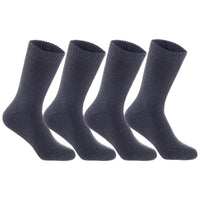 6 Pairs of The Most Gorgeous Women's Wool Crew Socks. Soft, Strong, Super Comfortable with Unique Designs LK0602 Size 6-9 (Dark Grey)