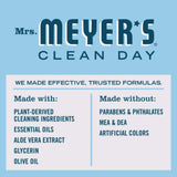 Mrs. Meyers Clean Day Liquid Hand Soap, 1 Pack Basil, 1 Pack Geranium, 1 Pack Lavender 12.50 OZ each