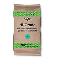 Hi-Grade Iodized Pretzel M Salt, 50 Pound per Pack, Pack of 1