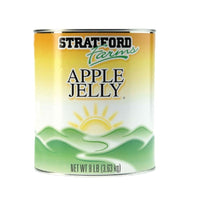 StratFord Farms, Apple Jelly, Non GMO, Keto Friendly, Vegan and Gluten Free, Delicious, Low Glycemic Index and Fewer Calories, Pack of 1, 128 Fl OZ Per Pack