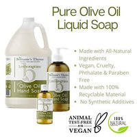 Organic Olive Oil Hand Soap - Made with Natural Luxurious Oils. Vegan & Gluten Free