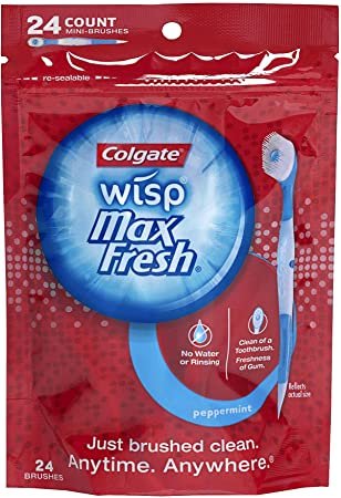 Wisp Max Fresh Brush, for Healthy Gums, Fresh Breath, Strong Teeth, Each Pack Contain 24 Pieces, Pack of 1, 0.14 OZ Net Weight,