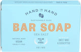 Hand In Hand Soap, Soap Bar Sea Salt Sweet Mint Eucalyptus, 5 Ounce